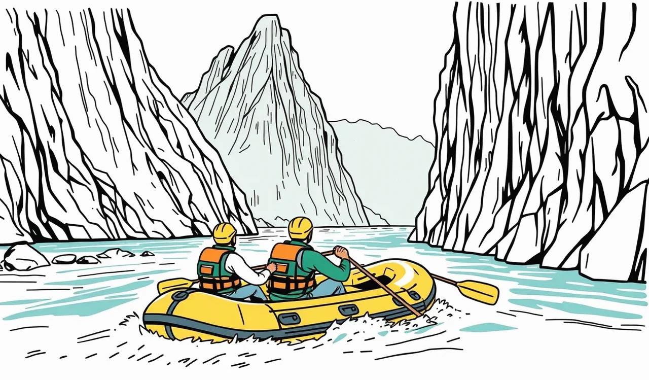 Skalnatý vrchol Triglavu a zaistená trasa v Julských Alpách