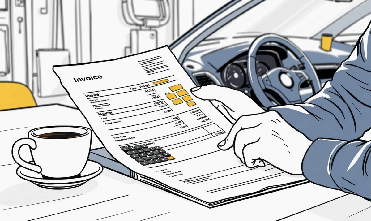 Pracovník autopožičovne odovzdáva kľúče od náhradného auta zákazníkovi po autonehode