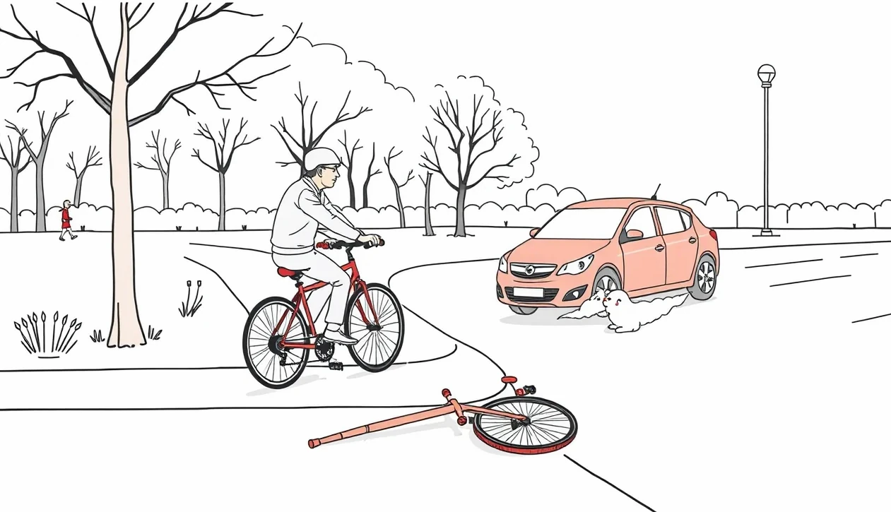 Elektrobicykel upevnený na nosiči za osobným autom pripravený na cestu do zahraničia