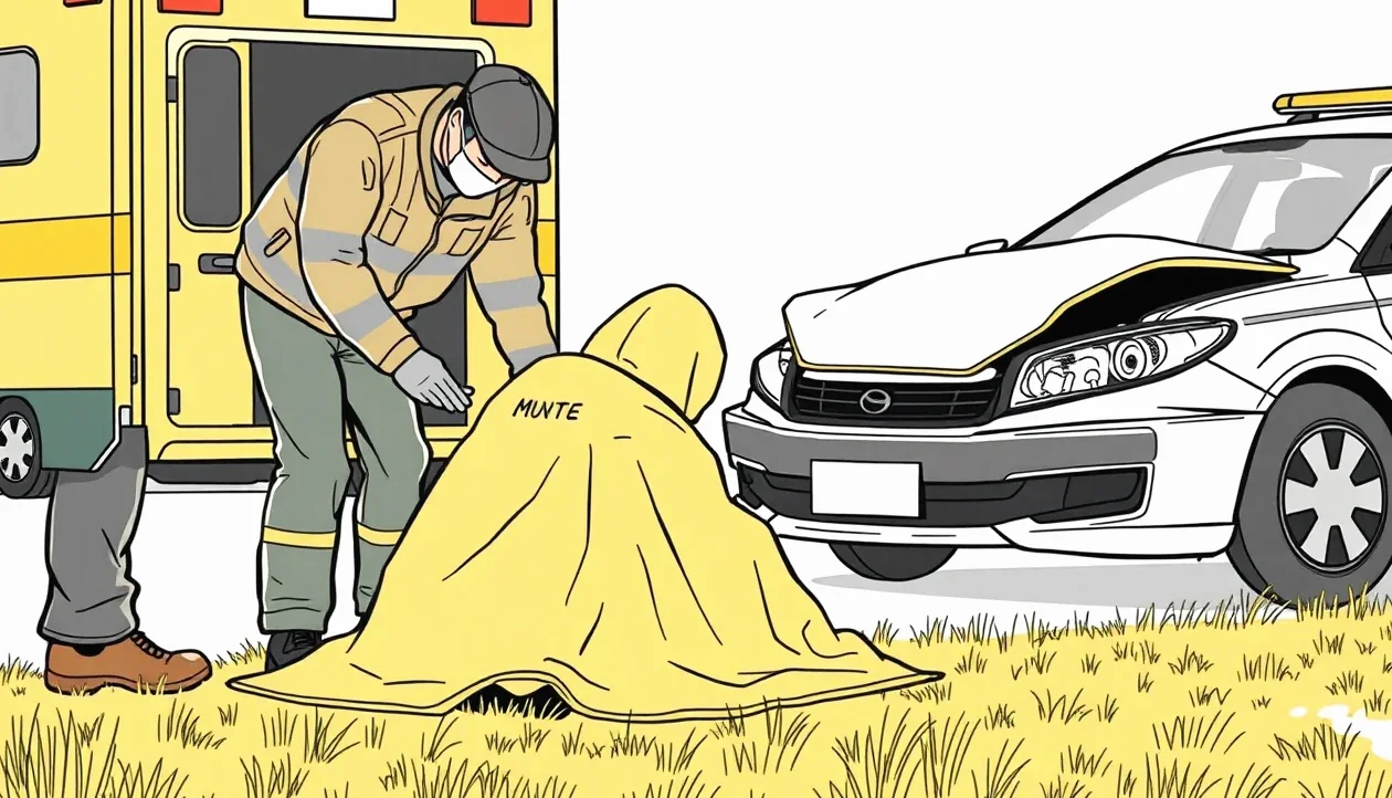 Havarované auto pripravené na naloženie odťahovou službou po dopravnej nehode