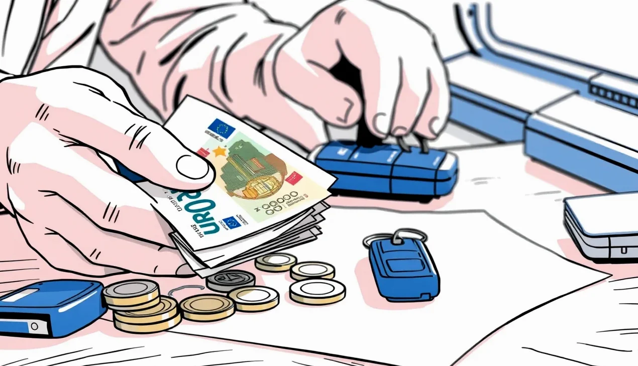 Technický preukaz vozidla a poistná zmluva pripravené na kontrolu parametrov