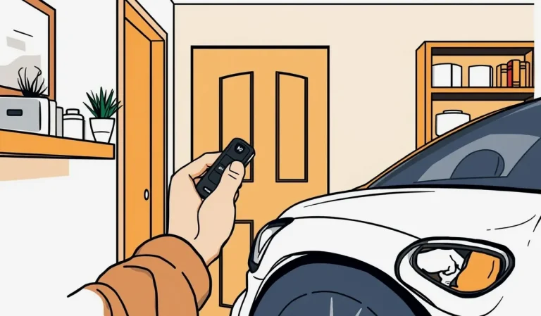 Mechanik inštaluje certifikované zabezpečovacie zariadenie do palubnej dosky osobného auta