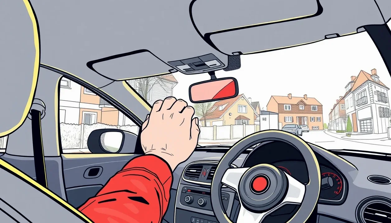 Majiteľ vozidla odovzdáva policajnej hliadke doklady po nahlásení krádeže auta