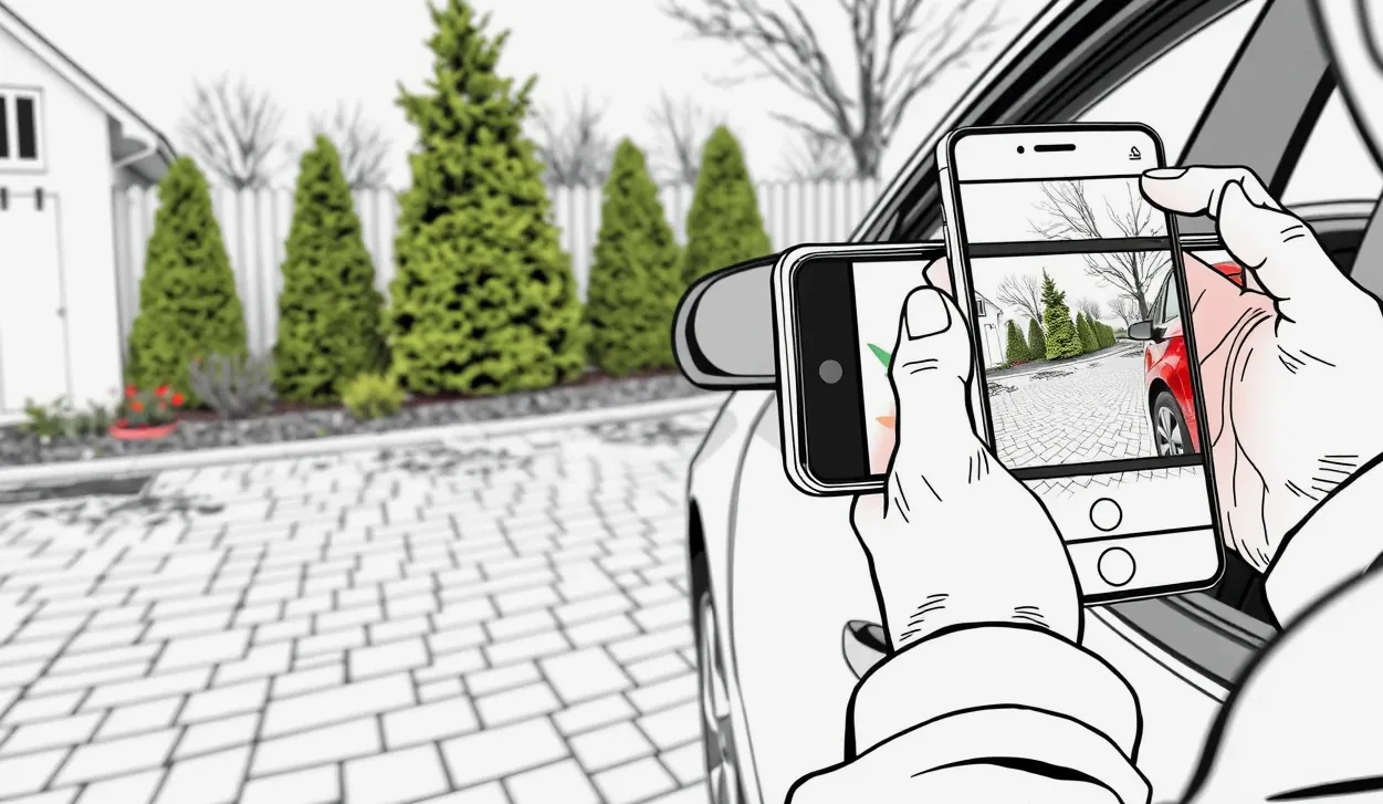 Auto prechádzajúce cez kefy v automatickej autoumývačke