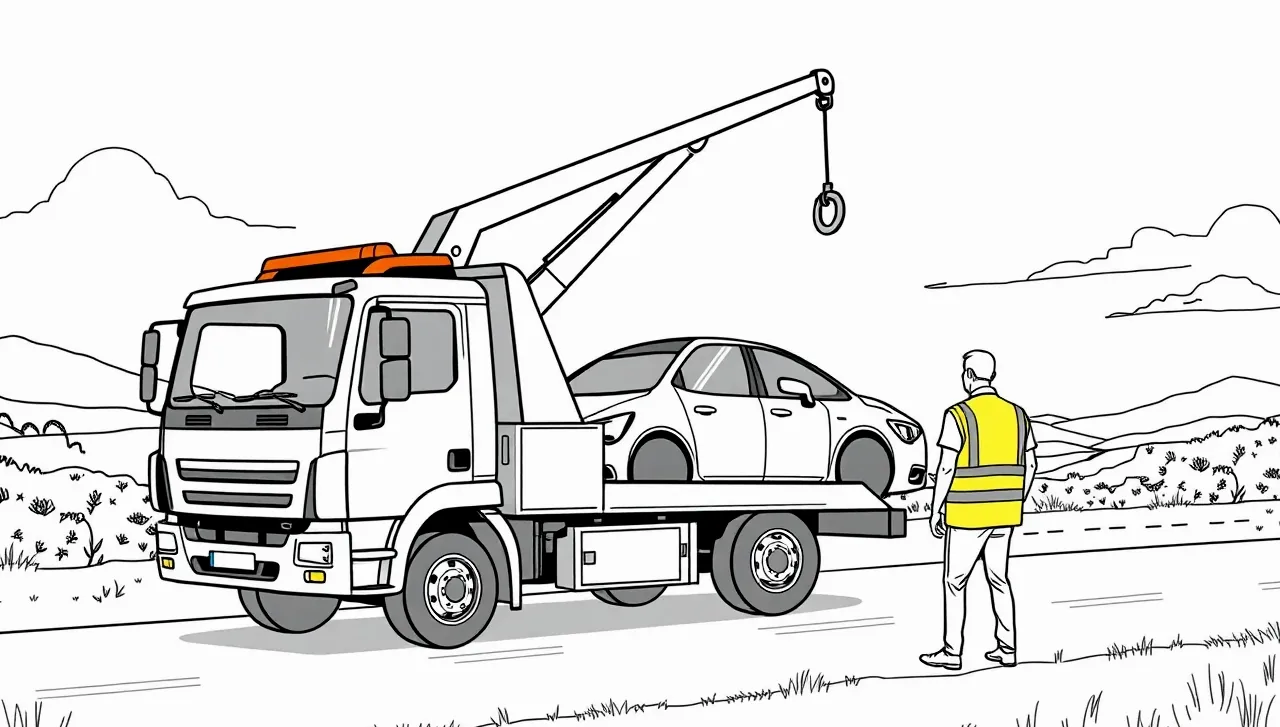 Detail prasknutého čelného skla na osobnom automobile po náraze kamienka