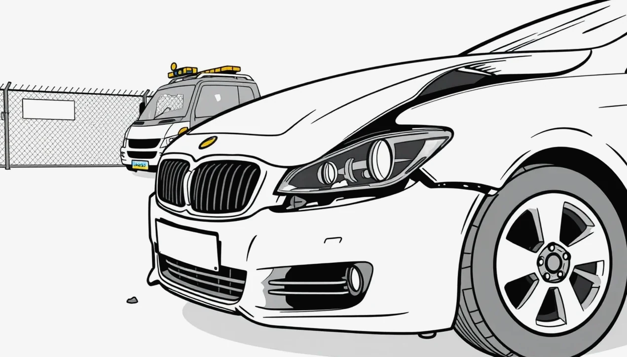 Zahraničná faktúra za nákup ojazdeného automobilu s pečiatkou predajcu