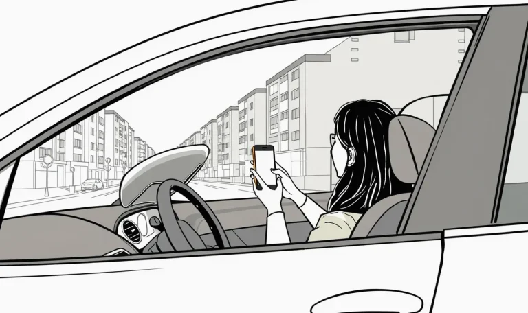 Vodič vypĺňa záznam o nehode na kapote poškodeného auta