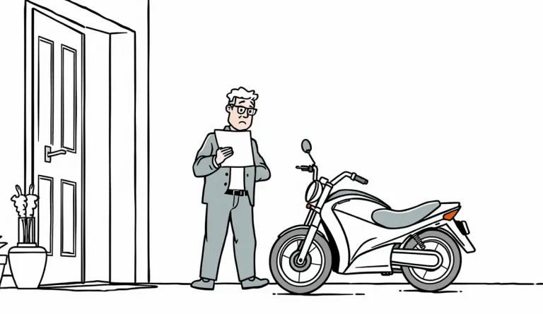 Vodič drží v ruke správu o nehode pri poškodenom automobile