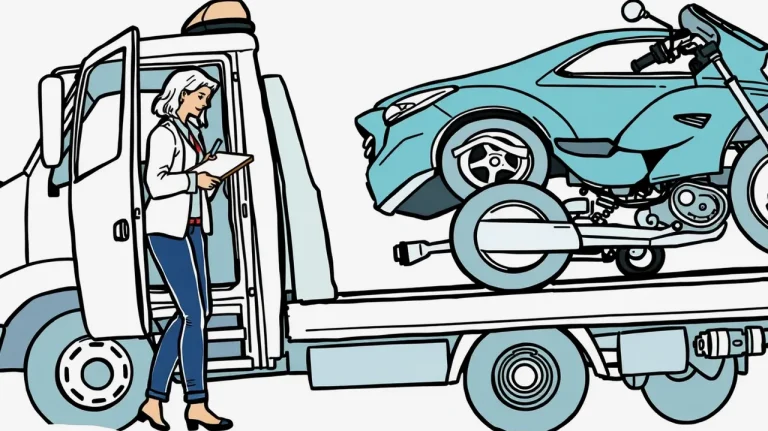 Odstavené nepojazdné osobné auto s výstražným trojuholníkom na krajnici cesty