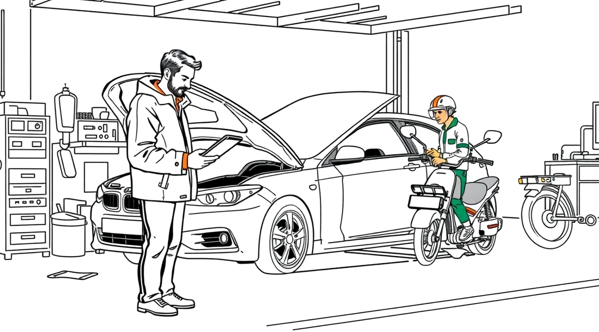 Osobné auto po bočnom strete s odbočujúcim vozidlom na križovatke