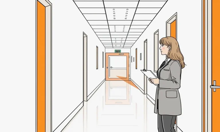 Zamestnanec v kancelárii kontroluje pracovnú zmluvu a dokumentáciu k poisteniu zodpovednosti